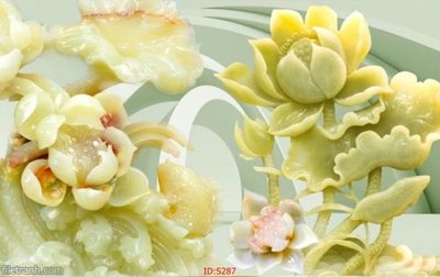 File gốc Tranh cửu ngư quần hội sen cá S287 (phong cách) cổ điển