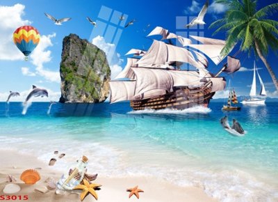 File PSD Tranh hoa sen cá cửu ngư quần hội S3015 (bản gốc) cho nhà in