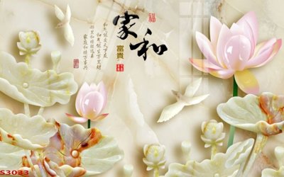 Mua file gốc Tranh hoa sen cá cửu ngư quần hội S3033 (chất lượng) tại Filetranh.com