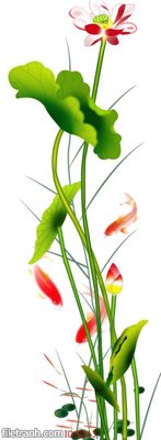 Tệp tin gốc Tranh cửu ngư quần hội sen cá S313 (dùng cho in ấn) chuyên nghiệp