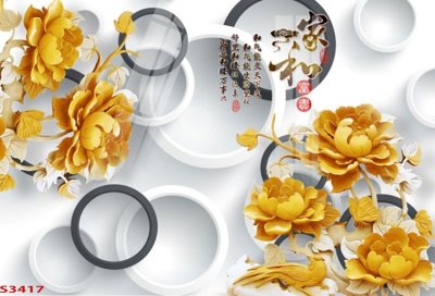 File tranh ảnh gốc Tranh hoa sen cá cửu ngư quần hội S3417 dùng cho in khổ lớn