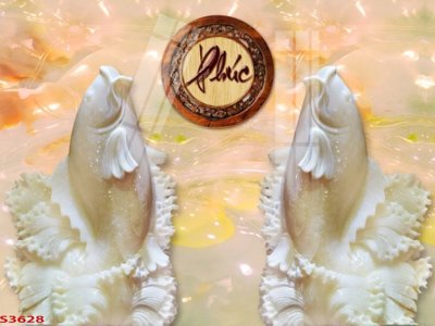 File PSD Tranh hoa sen cá cửu ngư quần hội S3628 (nguyên bản) cho thiết kế