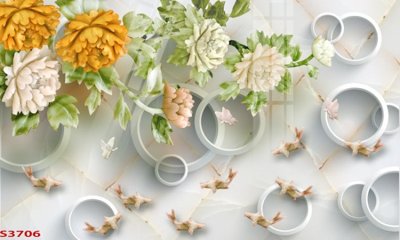 File tranh Tranh hoa sen cá cửu ngư quần hội S3706 (file gốc) chủ đề phong thủy