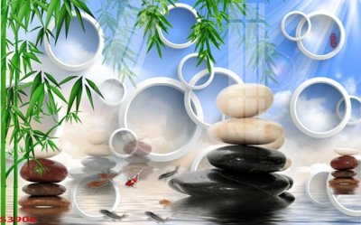 Mua file gốc Tranh hoa sen cá cửu ngư quần hội S3906 (in ấn) tại Filetranh.com