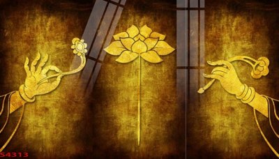 Tải về file gốc Tranh hoa sen cá cửu ngư quần hội S4313 (chuẩn in ấn)