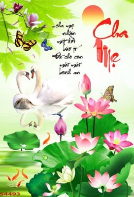 File gốc Tranh hoa sen cá cửu ngư quần hội S4493 (PNG) nền trong suốt