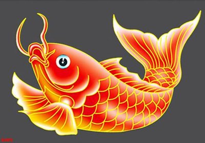 File tranh Tranh cửu ngư quần hội sen cá S465 (ảnh gốc) in trần nhà