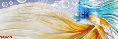 File ảnh Tranh hoa sen cá cửu ngư quần hội S4665 (gốc) in Hiflex