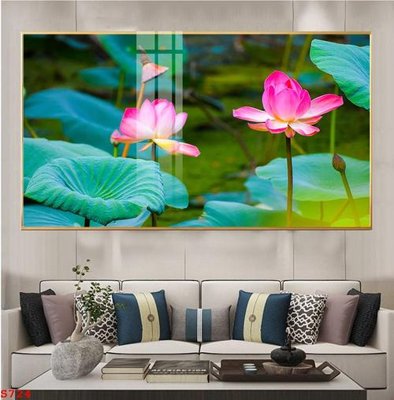 File tranh Tranh cửu ngư quần hội sen cá S724 (gốc) chủ đề thành phố