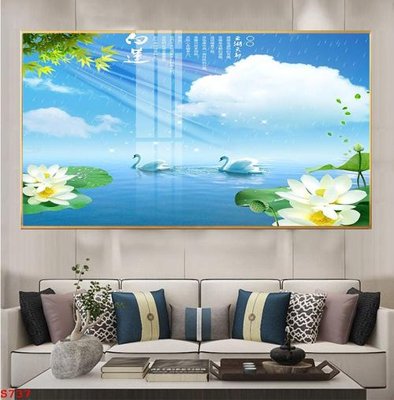 File tranh quảng cáo Tranh cửu ngư quần hội sen cá S737 (download file gốc)