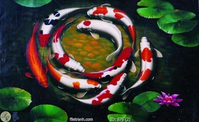 Tải file gốc Tranh cửu ngư quần hội sen cá S76 (in tráng gương) 3DFile gốc Tranh cửu ngư quần hội sen cá S76 (sẵn sàng in) chất lượng cao