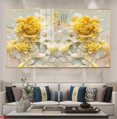 File tranh Tranh cửu ngư quần hội sen cá S845 (gốc) in trên kính