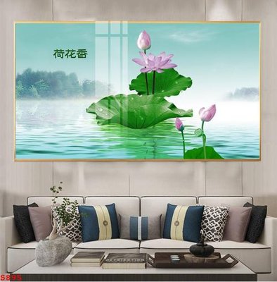 Ảnh gốc Tranh cửu ngư quần hội sen cá S895 (siêu chi tiết) để in ấn