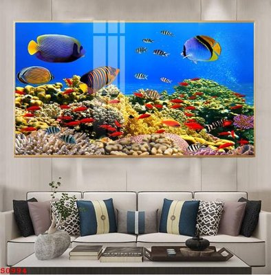 File PSD Tranh cửu ngư quần hội sen cá S994 (gốc) cho designer