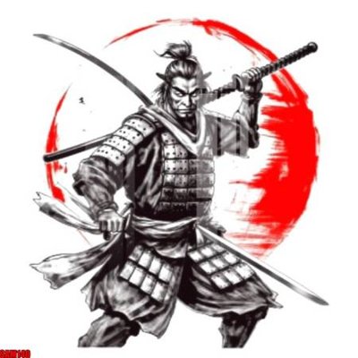 File in ấn cao cấp File tranh samurai võ sĩ nhật bản SAM140 (file gốc)