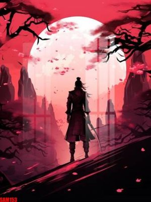 File tranh File tranh samurai võ sĩ nhật bản SAM153 (ảnh gốc) in trần nhà