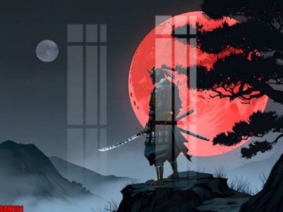 File in trần File tranh samurai võ sĩ nhật bản SAM161 (bản gốc) đại dương