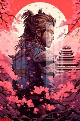 File gốc File tranh samurai võ sĩ nhật bản SAM186 (ảnh rõ nét) để in