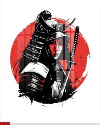 Tải file File tranh samurai võ sĩ nhật bản SAM191 (gốc) chủ đề tôn giáo