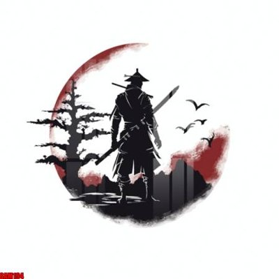 File tranh File tranh samurai võ sĩ nhật bản SAM194 (bản gốc) in lụa 5D