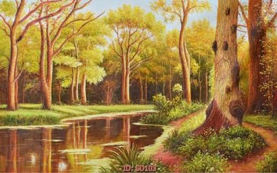 File gốc File tranh sơn dầu SD103 (phong cách) châu Âu