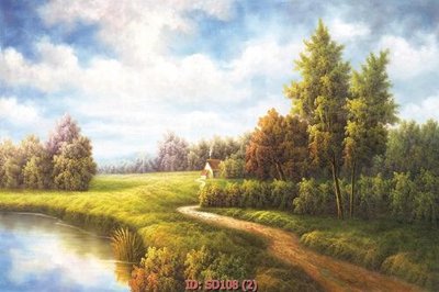 File tranh in tráng gương File tranh sơn dầu SD108 (siêu nét)