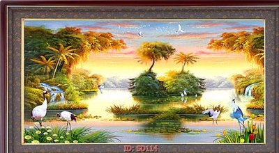 File gốc in mica File tranh sơn dầu SD114 chất lượng