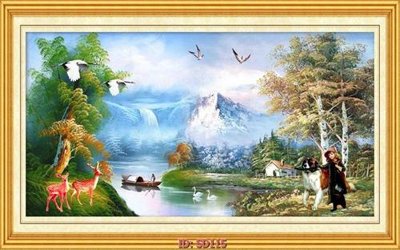 File ảnh File tranh sơn dầu SD115 (gốc) in Hiflex