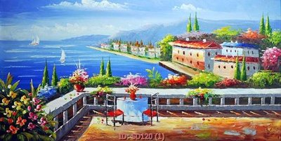 File tranh gốc File tranh sơn dầu SD120 (sắc nét từng chi tiết)