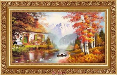 File gốc in ấn File tranh sơn dầu SD177 độ phân giải cao