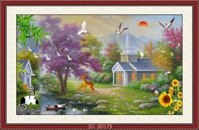 Tệp tin gốc File tranh sơn dầu SD179 (dùng cho in) File tranh sơn dầu SD179