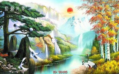 File in ấn File tranh sơn dầu SD185 (bản gốc) sắc nét