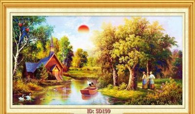 Chi tiết file gốc File tranh sơn dầu SD199 (cho in tráng gương)