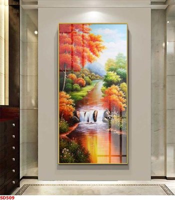 Download file File tranh sơn dầu phong cảnh châu âu SD509 (gốc) cho xưởng in