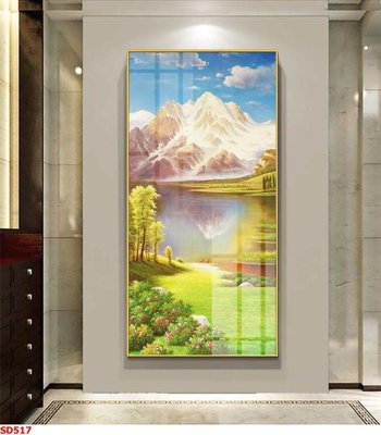 File tranh quảng cáo File tranh sơn dầu phong cảnh châu âu SD517 (file gốc) chuyên nghiệp