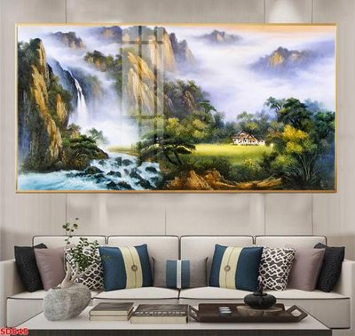 File gốc File tranh sơn dầu phong cảnh châu âu SD545 (vector) cho in ấn