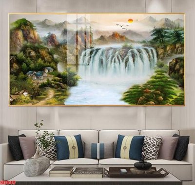 File gốc File tranh sơn dầu phong cảnh châu âu SD549 (bản quyền) cho in ấn