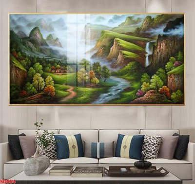 Tải file File tranh sơn dầu phong cảnh châu âu SD554 (ảnh gốc) in tranh kính