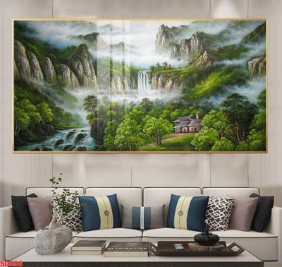 File ảnh File tranh sơn dầu phong cảnh châu âu SD556 (gốc) in poster