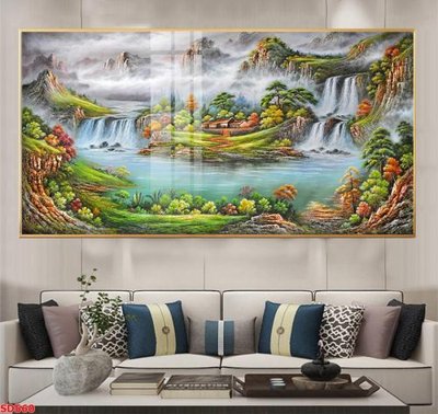 File in ấn File tranh sơn dầu phong cảnh châu âu SD560 (bản gốc) chất lượng cao