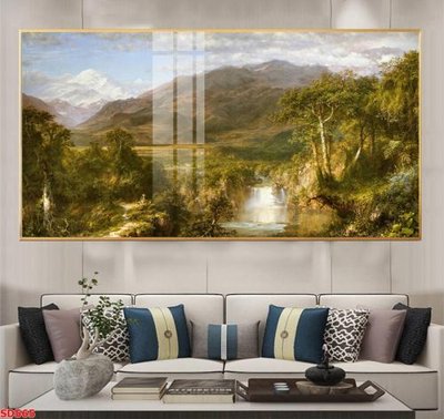 File gốc File tranh sơn dầu phong cảnh châu âu SD565 (in lụa) họa tiết 3D