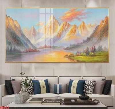 Ảnh gốc file in lụa File tranh sơn dầu phong cảnh châu âu SD572 chi tiết