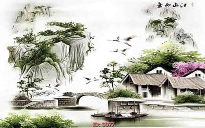 File tranh in mica File tranh sơn dầu SD77 (độ phân giải cao)