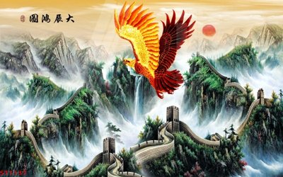 Tải file Tranh sơn thủy thác nước phong thủy ST1137 (gốc) làm tranh treo tường