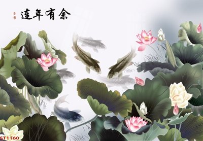 File gốc Tranh sơn thủy thác nước phong thủy ST1160 (ảnh chi tiết) để in trần