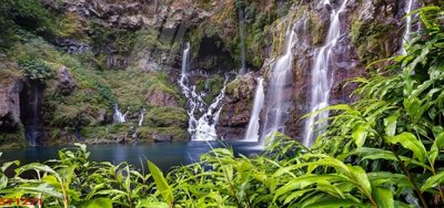 File tranh Tranh sơn thủy thác nước phong thủy ST1221 (ảnh gốc) sắc nét hoàn hảo