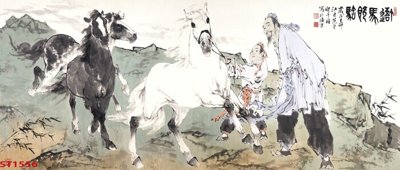 File PSD Tranh sơn thủy thác nước phong thủy ST1556 (gốc) cho in quảng cáo