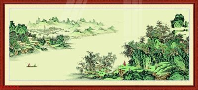 Mua file gốc Tranh sơn thủy thác nước phong thủy ST1561 (chất lượng) tại Filetranh.com