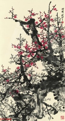 Tải file Tranh sơn thủy thác nước phong thủy ST1569 (gốc) làm tranh treo tường