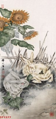 File gốc Tranh sơn thủy thác nước phong thủy ST1577 (trang trí) phòng ngủ